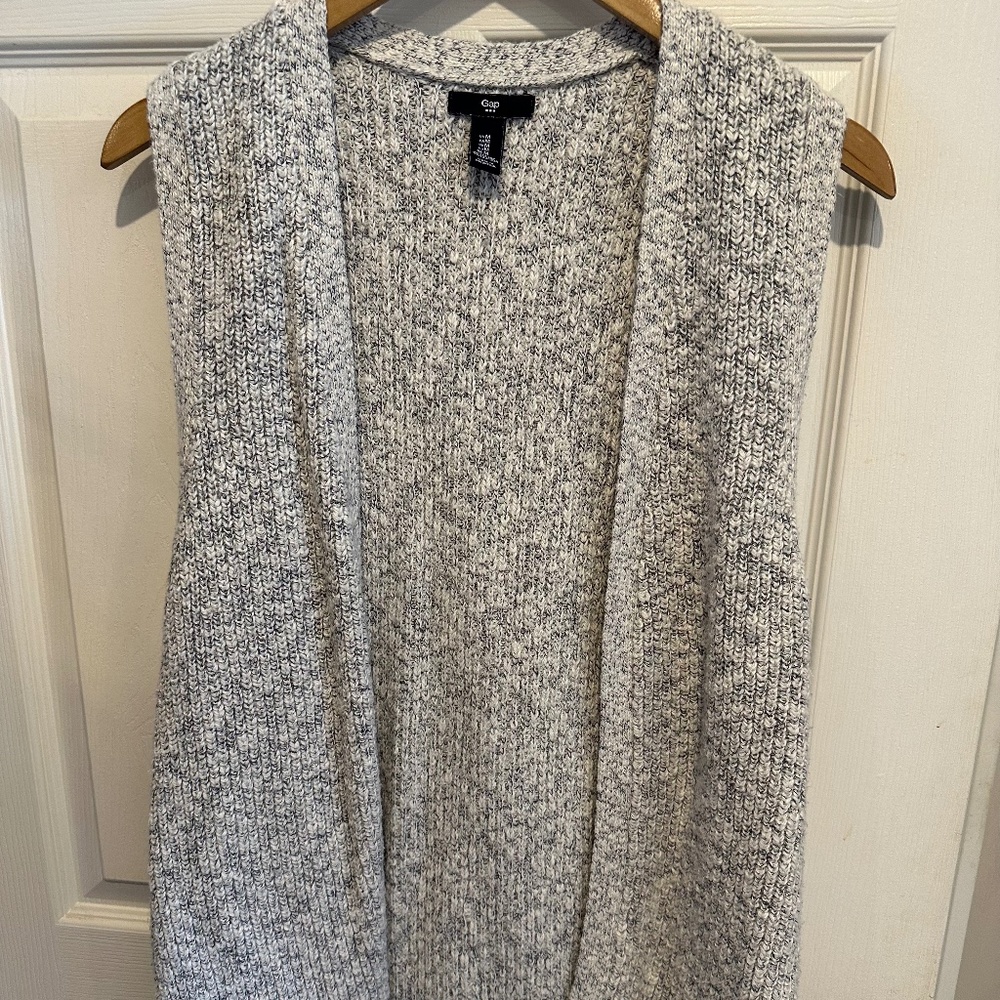 Gap Sweater Vest Gray Size Medium